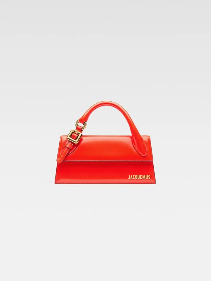 Women Crossbody and Handbags JACQUEMUS The Long Chiquito With Buckle Orange