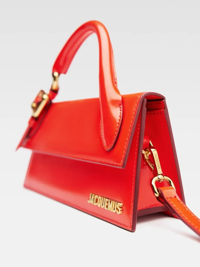 Women Crossbody and Handbags JACQUEMUS The Long Chiquito With Buckle Orange Women Crossbody and Handbags JACQUEMUS The Long Chiquito With Buckle Orange