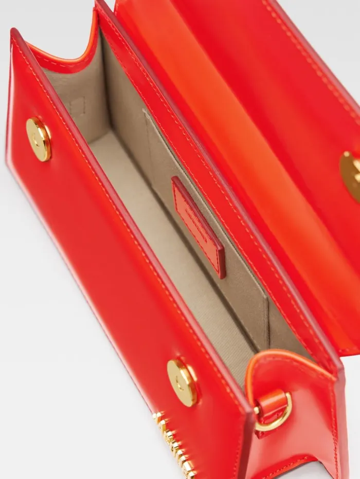 Women Crossbody and Handbags JACQUEMUS The Long Chiquito With Buckle Orange Women Crossbody and Handbags JACQUEMUS The Long Chiquito With Buckle Orange