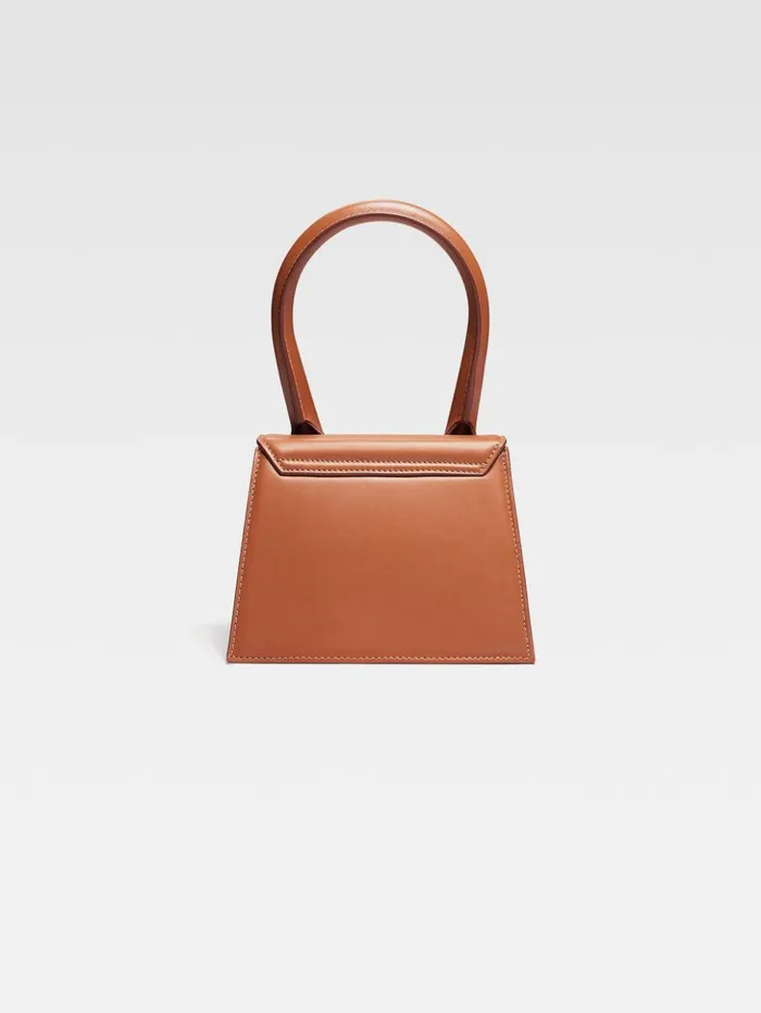 Women Crossbody and Handbags JACQUEMUS The Medium Chiquito Light Brown