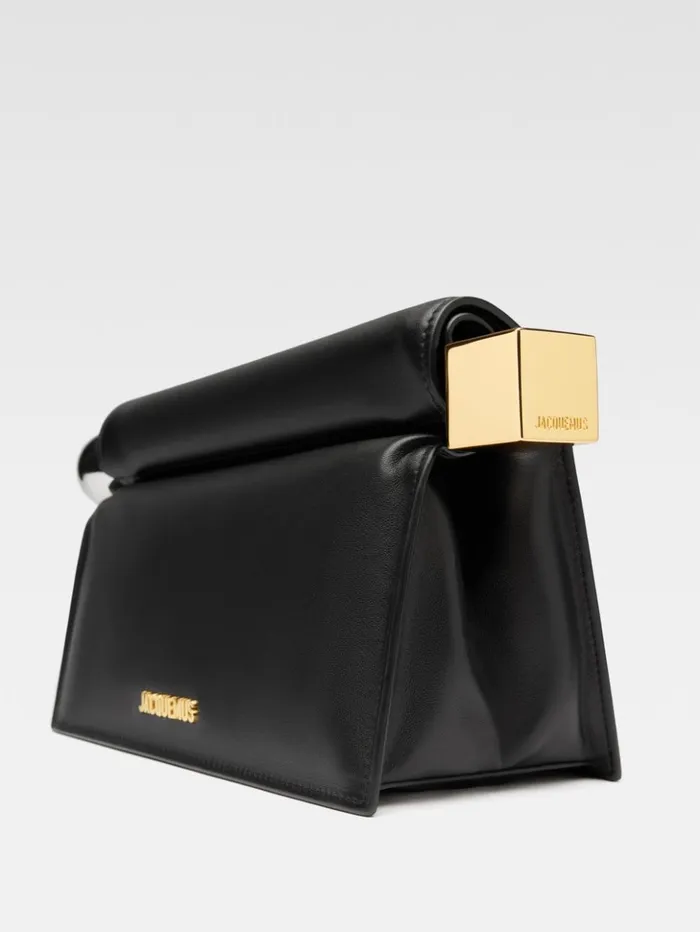 Women Crossbody and Handbags JACQUEMUS The Rond Carr Clutch Black Women Crossbody and Handbags JACQUEMUS The Rond Carr Clutch Black