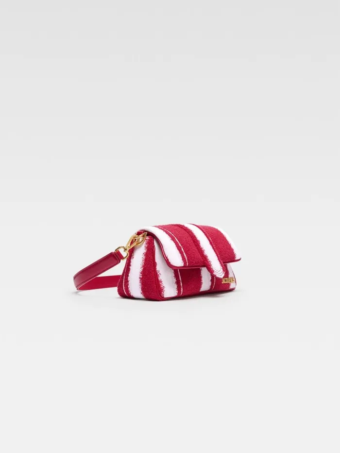 Women Crossbody and Handbags JACQUEMUS The Small Bambimou Print Red Women Crossbody and Handbags JACQUEMUS The Small Bambimou Print Red