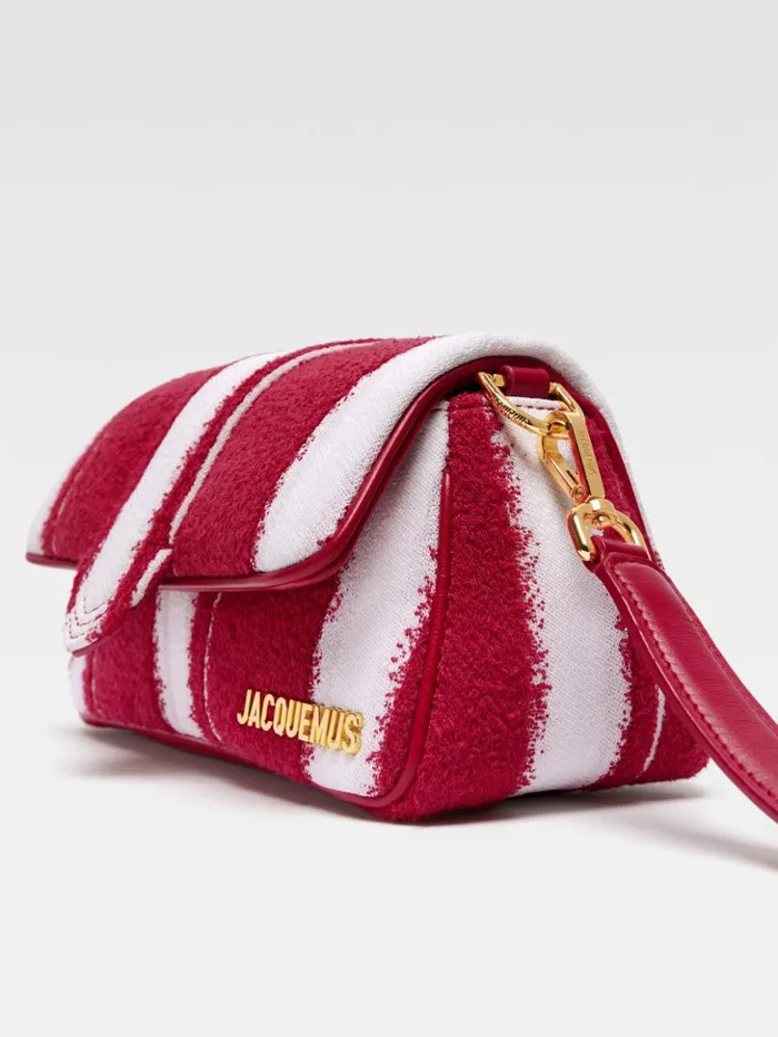 Women Crossbody and Handbags JACQUEMUS The Small Bambimou Print Red Women Crossbody and Handbags JACQUEMUS The Small Bambimou Print Red