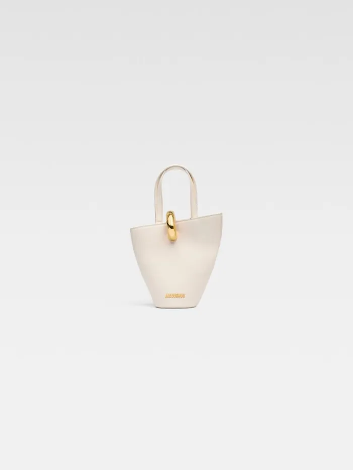 Women Crossbody and Handbags JACQUEMUS The Small Bambola Light Ivory