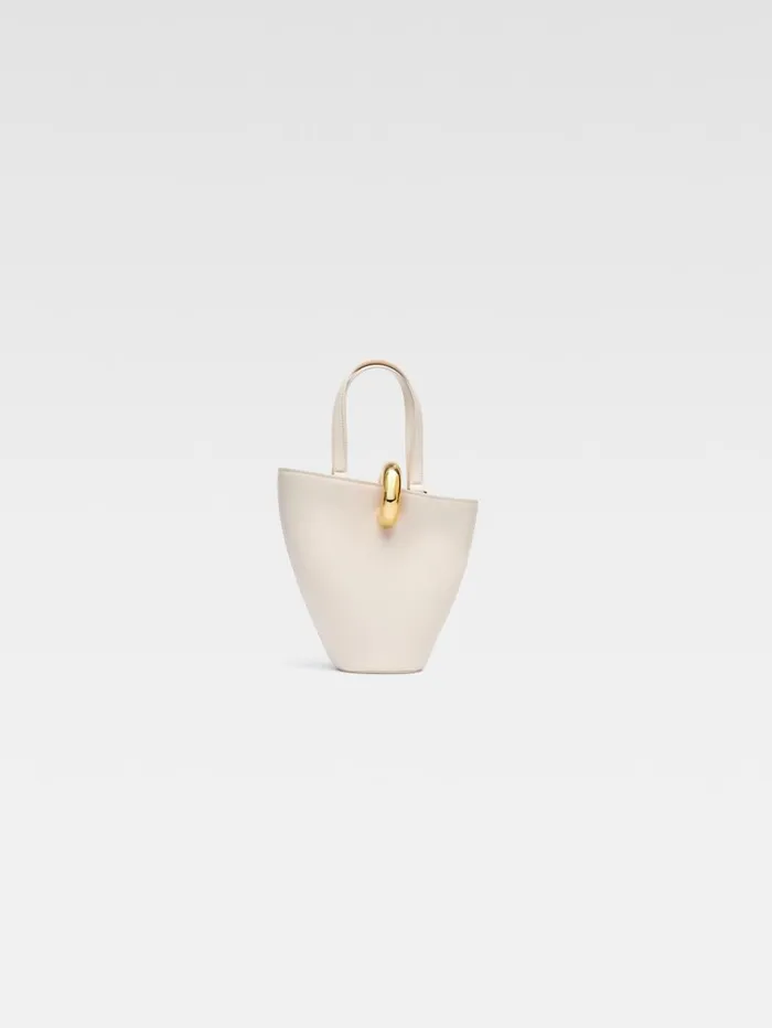 Women Crossbody and Handbags JACQUEMUS The Small Bambola Light Ivory Women Crossbody and Handbags JACQUEMUS The Small Bambola Light Ivory