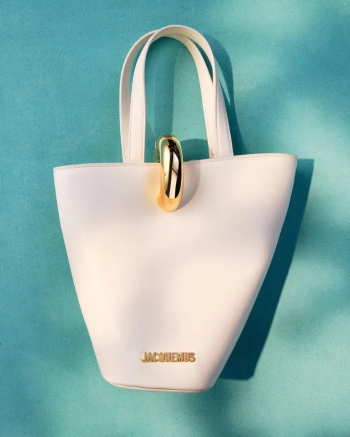 Women Crossbody and Handbags JACQUEMUS The Small Bambola Light Ivory Women Crossbody and Handbags JACQUEMUS The Small Bambola Light Ivory