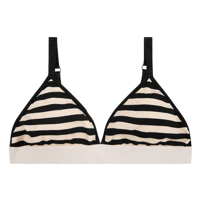 Women Cup A To D Love Stories Uma Bralette Black and White