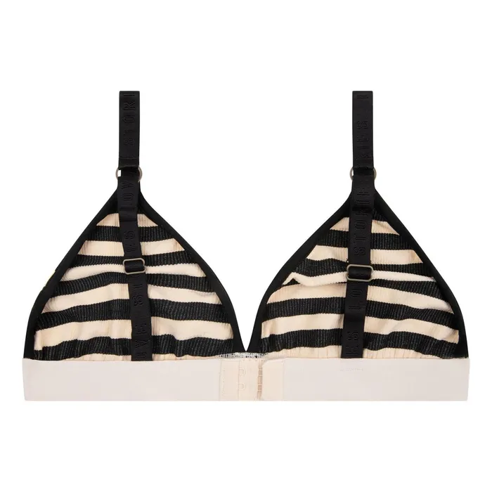Women Cup A To D Love Stories Uma Bralette Black and White