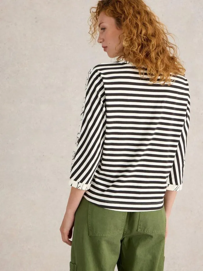 Women DEMI DOLMAN TOP White Print White Stuff Tops and Tees Women DEMI DOLMAN TOP White Print White Stuff Tops and Tees