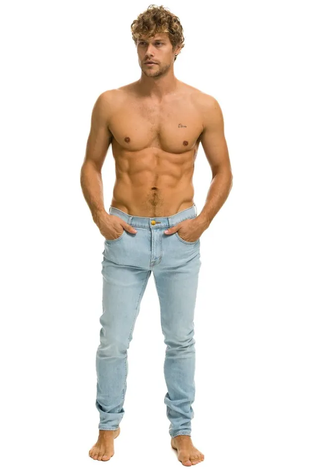 Women Denim Aviator Nation MEN039S SLIM FIT SURFER DENIM JEAN 8211 SUPER LIGHT Women Denim Aviator Nation MEN039S SLIM FIT SURFER DENIM JEAN 8211 SUPER LIGHT