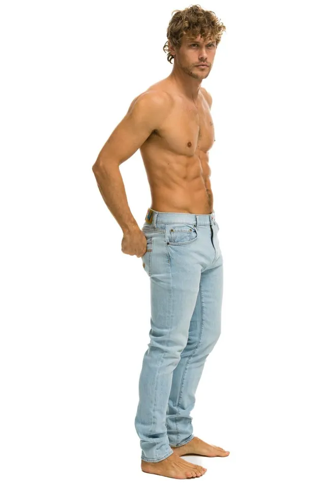 Women Denim Aviator Nation MEN039S SLIM FIT SURFER DENIM JEAN 8211 SUPER LIGHT Women Denim Aviator Nation MEN039S SLIM FIT SURFER DENIM JEAN 8211 SUPER LIGHT