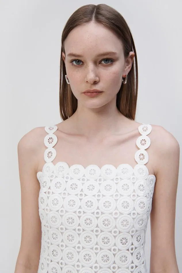 Women Dresses and Jumpsuits Jonathan Simkhai Jaycee Circle Lace Midi Dress Women Dresses and Jumpsuits Jonathan Simkhai Jaycee Circle Lace Midi Dress