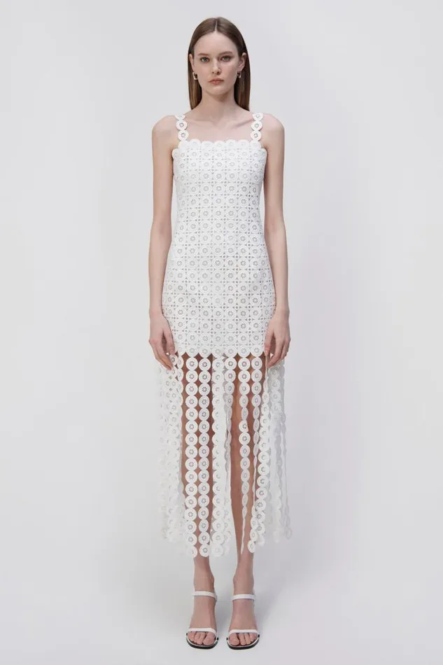 Women Dresses and Jumpsuits Jonathan Simkhai Jaycee Circle Lace Midi Dress Women Dresses and Jumpsuits Jonathan Simkhai Jaycee Circle Lace Midi Dress