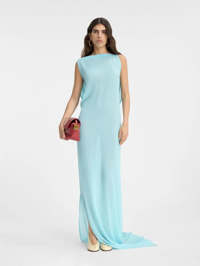 Women Dresses and Skirts JACQUEMUS The Ameno Dress Light Turquoise