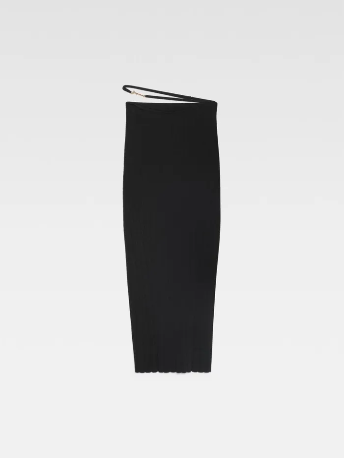 Women Dresses and Skirts JACQUEMUS The Pral Skirt Black