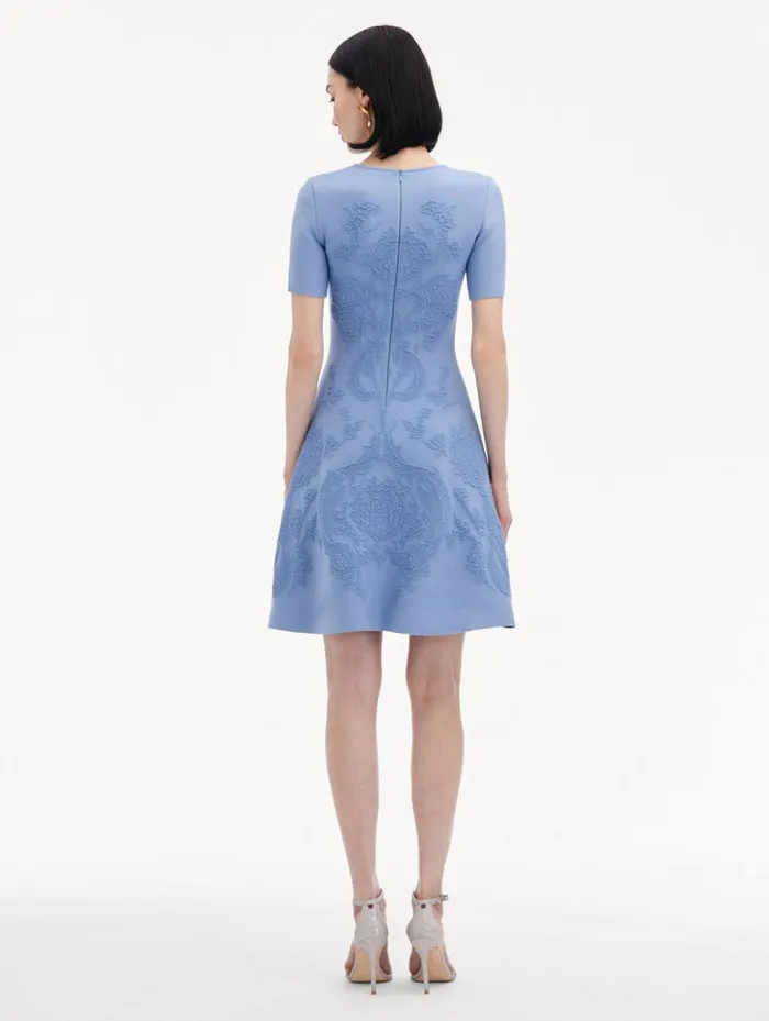 Women Dresses Oscar De La Renta Art Nouveau Knit Dress Aventurine Women Dresses Oscar De La Renta Art Nouveau Knit Dress Aventurine