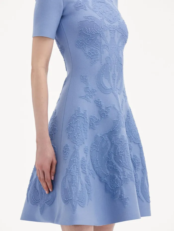Women Dresses Oscar De La Renta Art Nouveau Knit Dress Aventurine Women Dresses Oscar De La Renta Art Nouveau Knit Dress Aventurine