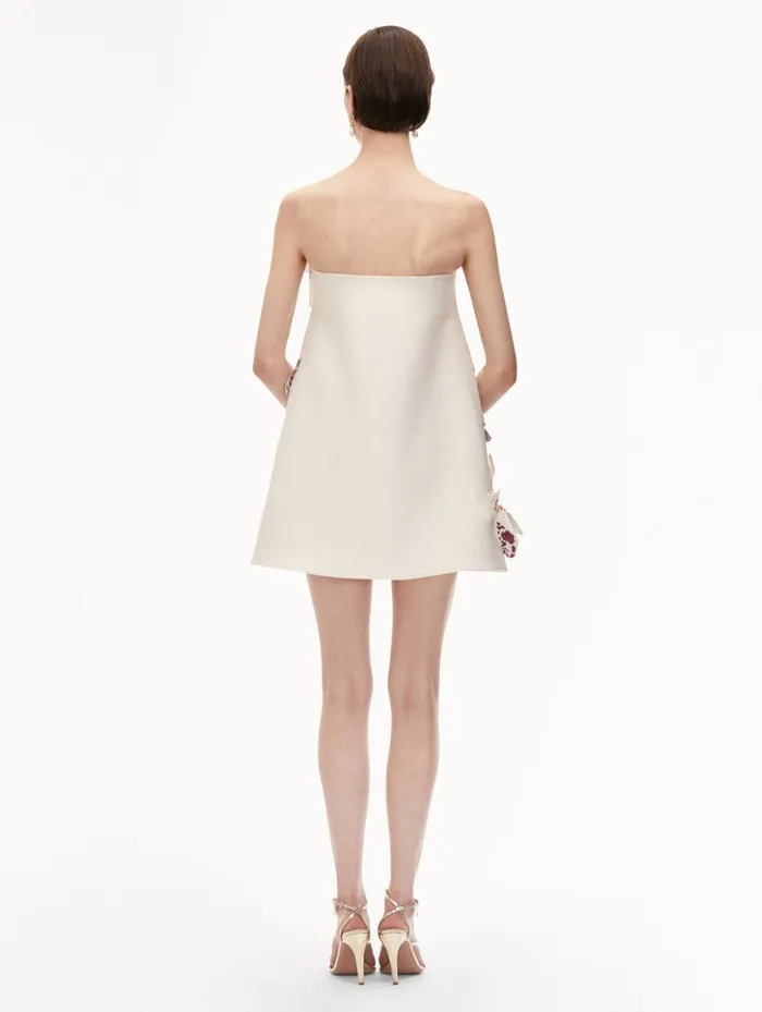 Women Dresses Oscar De La Renta Watercolor Orchid Cocktail Dress Ivory Women Dresses Oscar De La Renta Watercolor Orchid Cocktail Dress Ivory