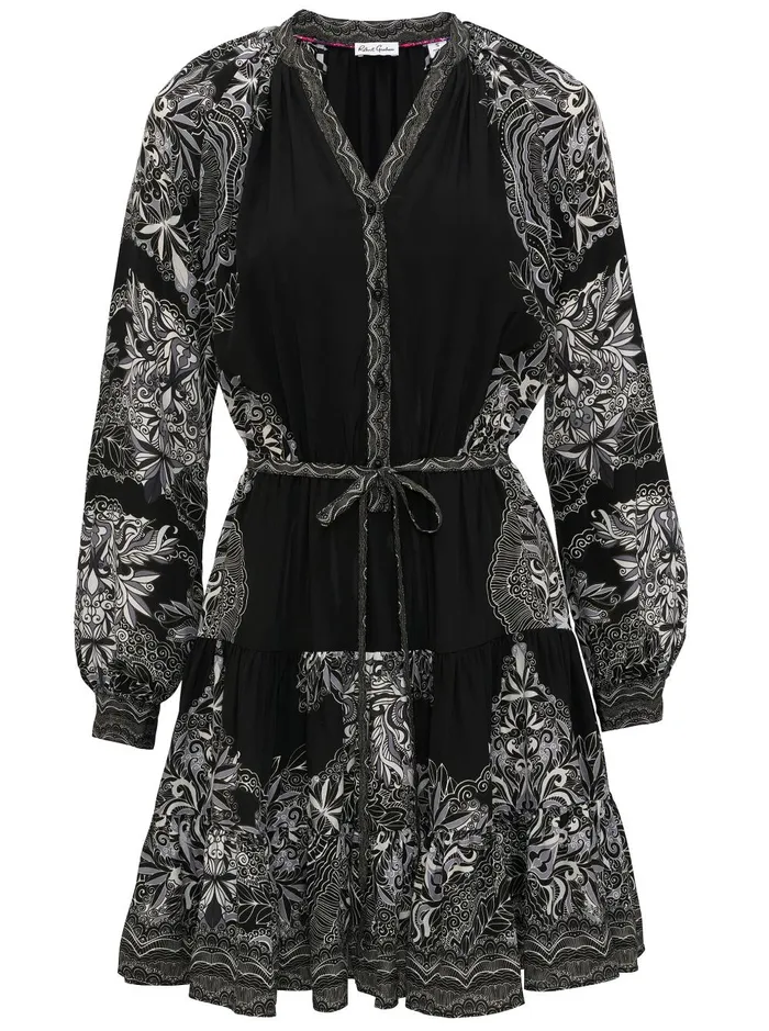 Women Dresses Robert Graham SYDNEY DRESS Black