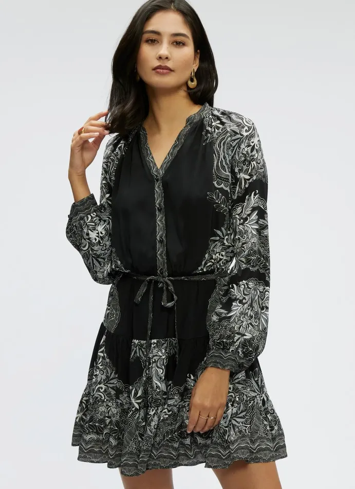 Women Dresses Robert Graham SYDNEY DRESS Black