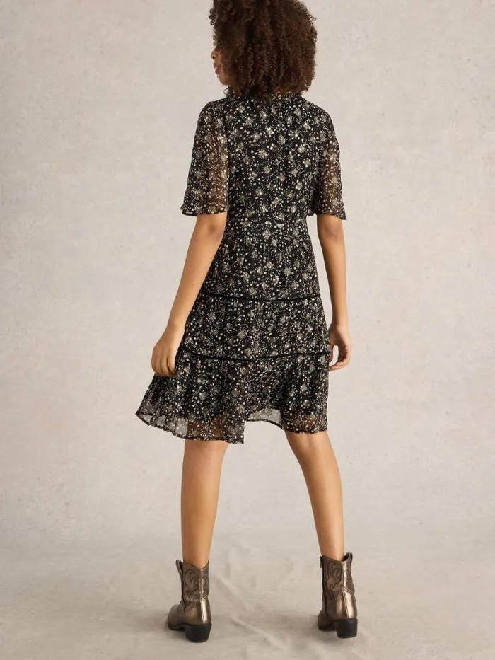 Women Erin Metallic Dress Black Multi White Stuff Dresses Women Erin Metallic Dress Black Multi White Stuff Dresses