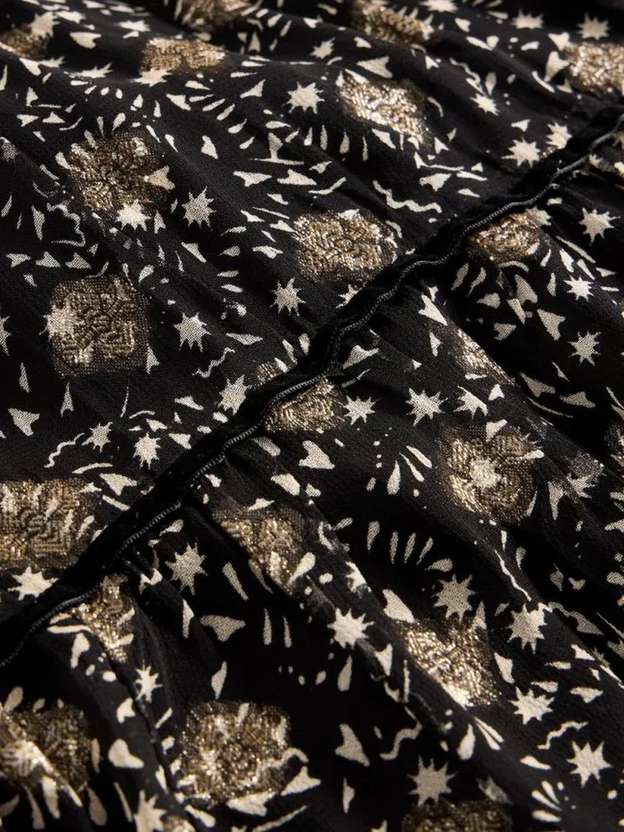 Women Erin Metallic Dress Black Multi White Stuff Dresses Women Erin Metallic Dress Black Multi White Stuff Dresses
