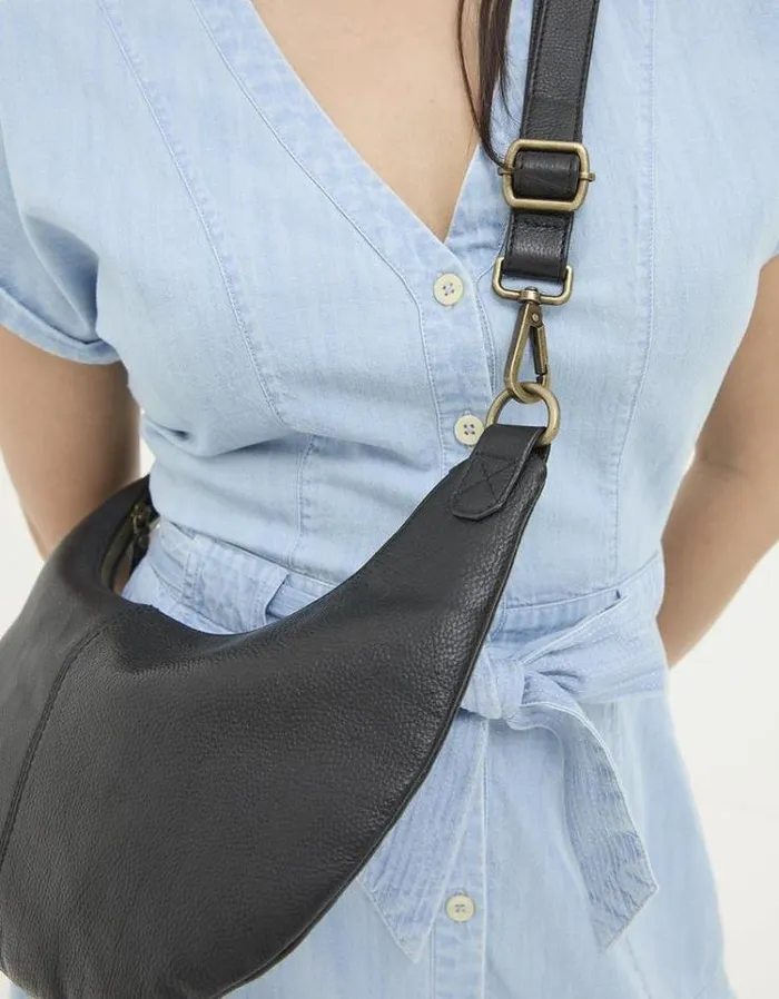 Women FatFace Bags and Wallets Harlow Sling Bag Black