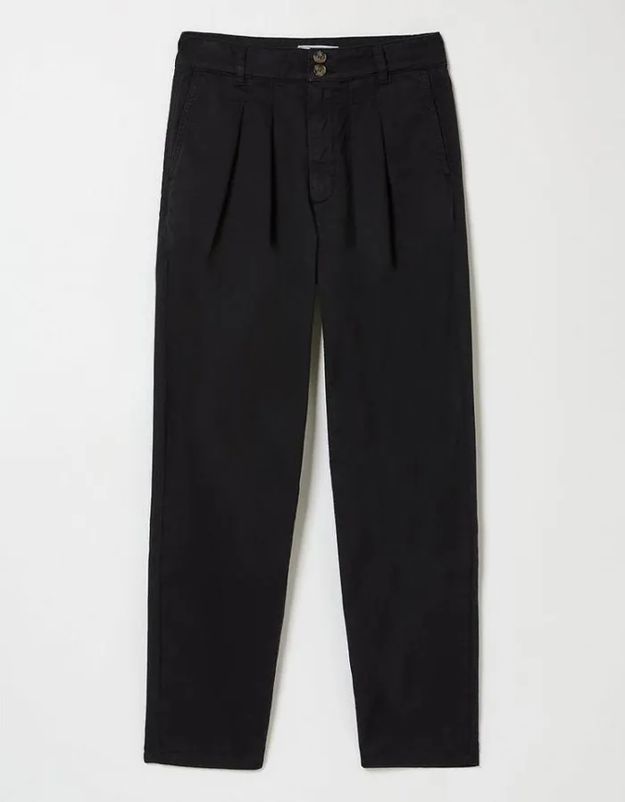 Women FatFace Pants and Leggings Neva Twill Chino Pants Black