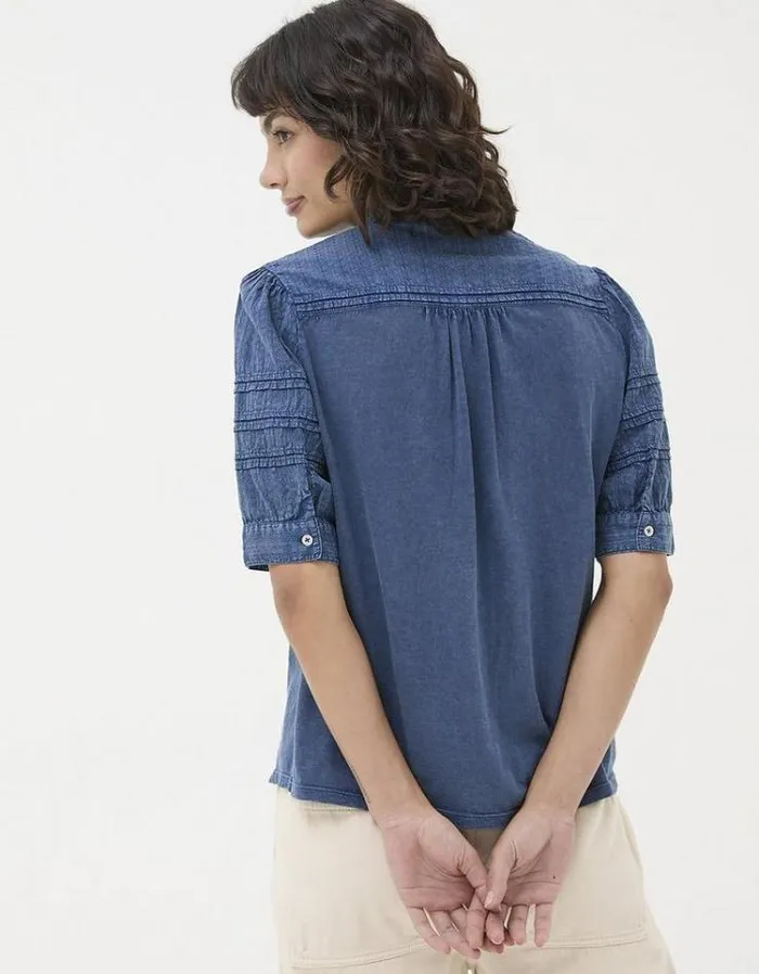 Women FatFace Shirts and Blouses Dani Shirt Blue