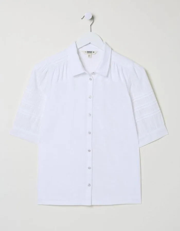 Women FatFace Shirts and Blouses Dani Shirt White