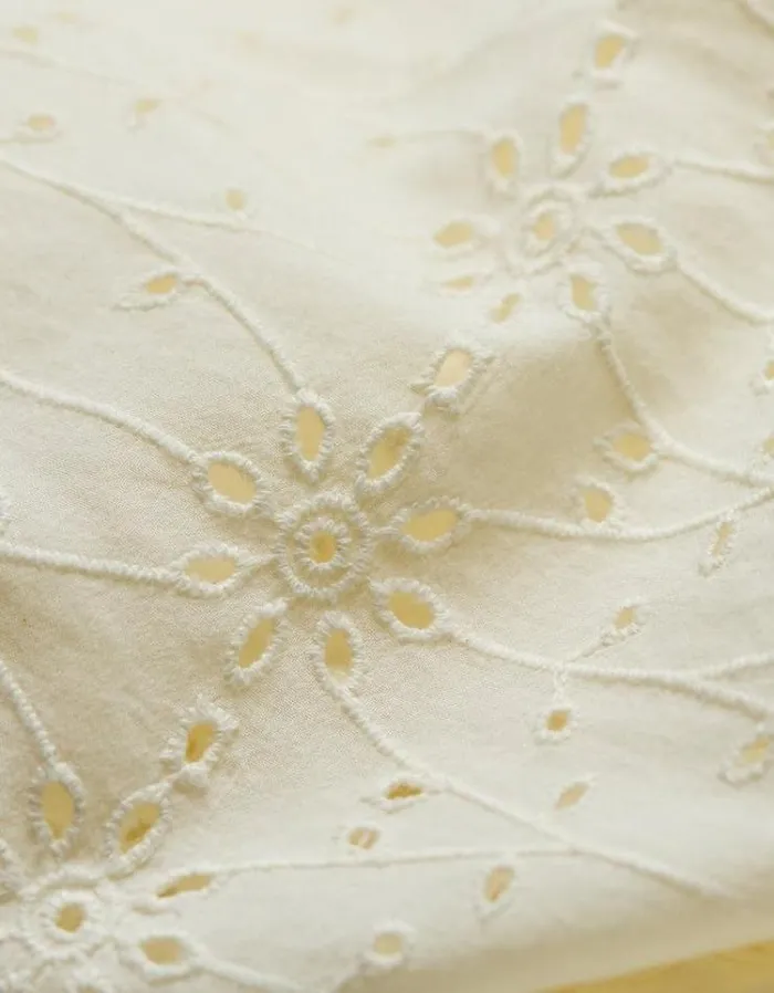 Women FatFace Shirts and Blouses Willow Broderie Blouse White
