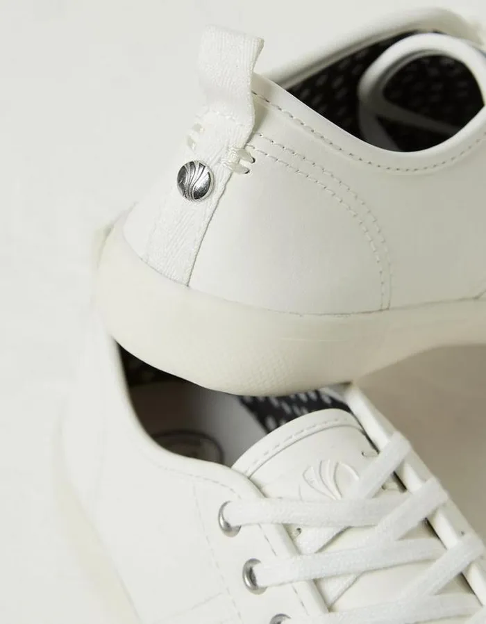 Women FatFace Sneakers Lola Leather Sneakers White