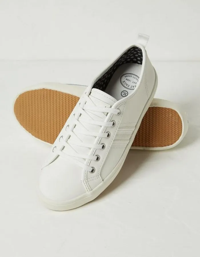 Women FatFace Sneakers Lola Leather Sneakers White