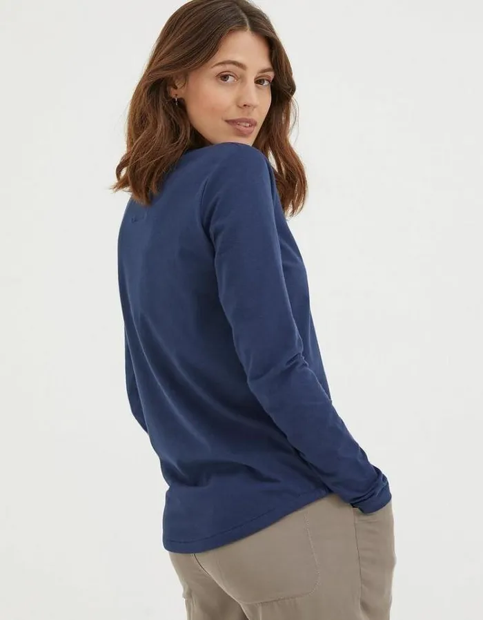 Women FatFace Tops and TShirts Bree T Shirt Navy