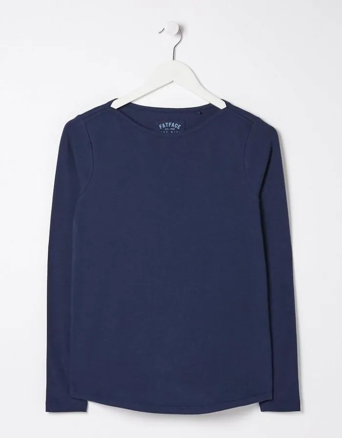 Women FatFace Tops and TShirts Bree T Shirt Navy