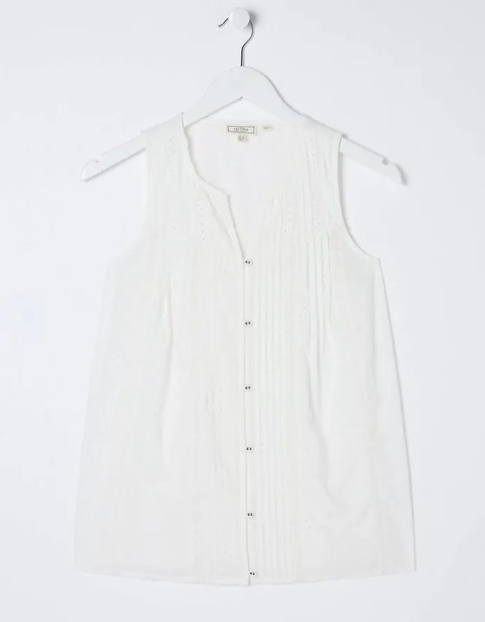 Women FatFace Tops and TShirts Cassie Cami Off White