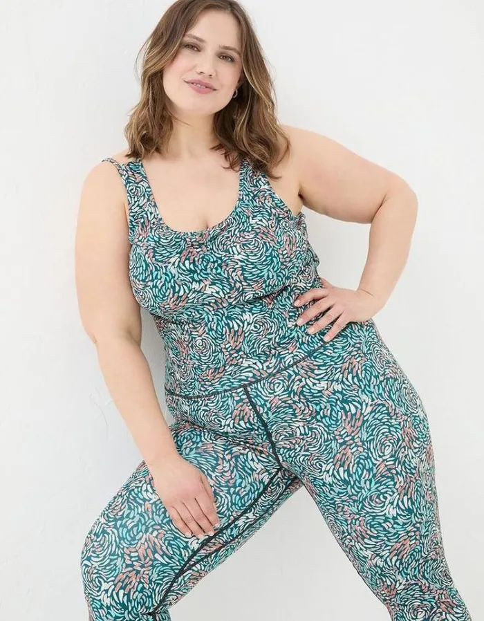 Women FatFace Tops and TShirts Elowen Print Crop Top Multi