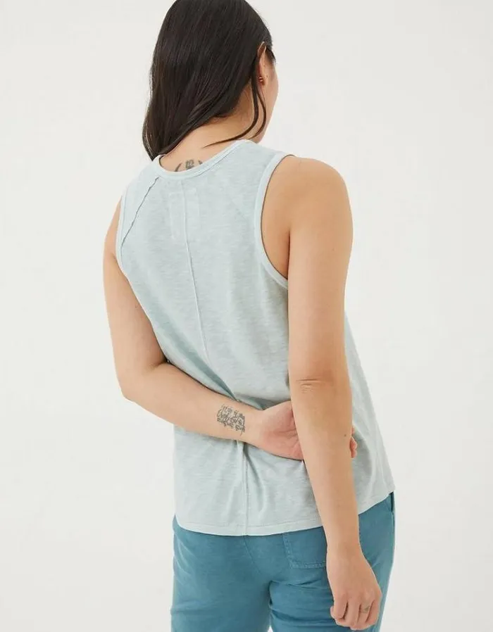 Women FatFace Tops and TShirts Ione Vest Ice Blue