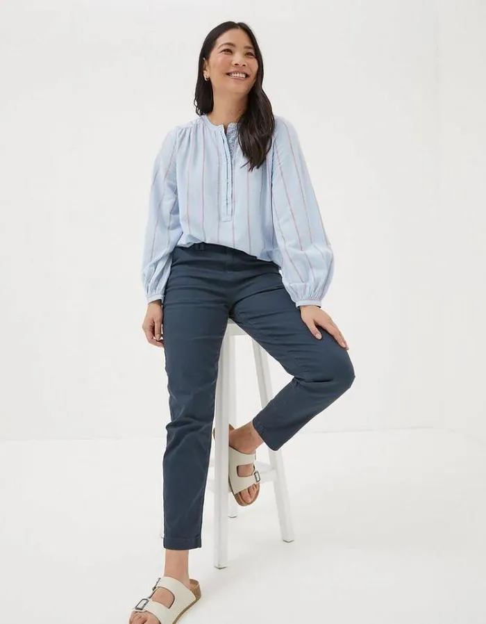 Women FatFace Women039s Sale Aspen Chino Dark Teal Green