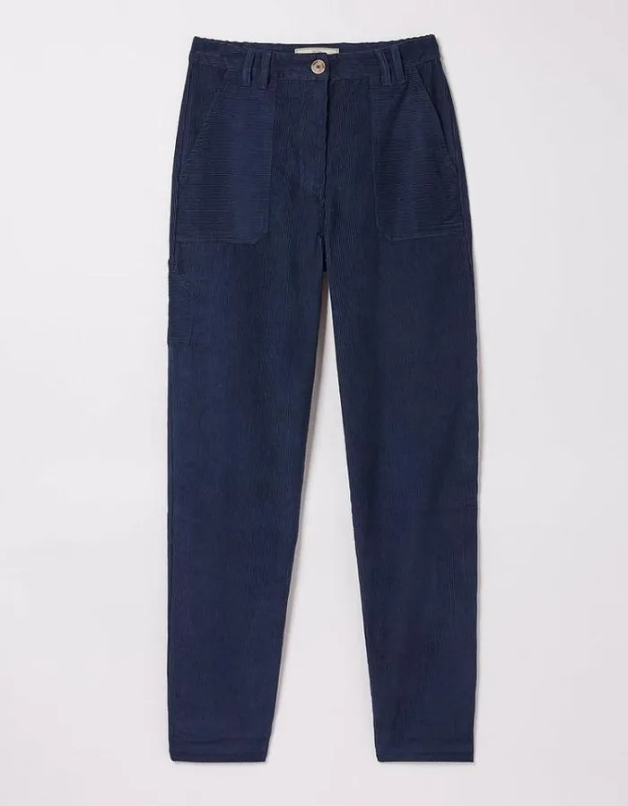 Women FatFace Women039s Sale Chesil Mixed Cord Pants Navy