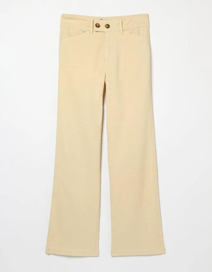 Women FatFace Women039s Sale Elise Wide Leg Pants Ecru