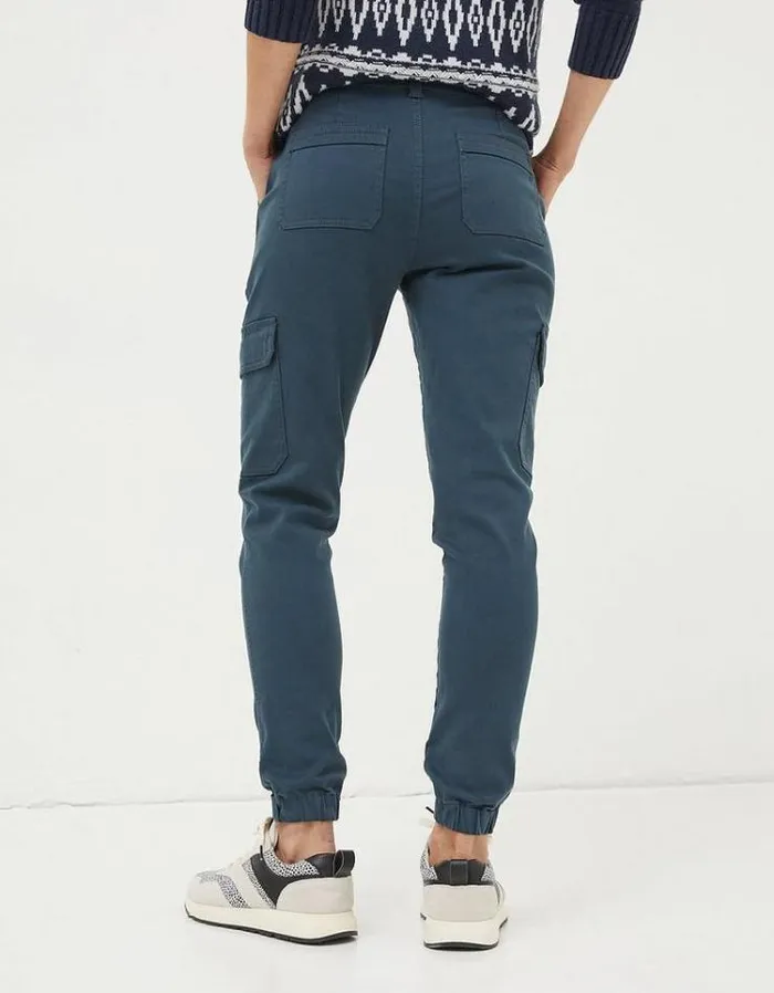Women FatFace Women039s Sale Hythe Cargo Pants Teal Green