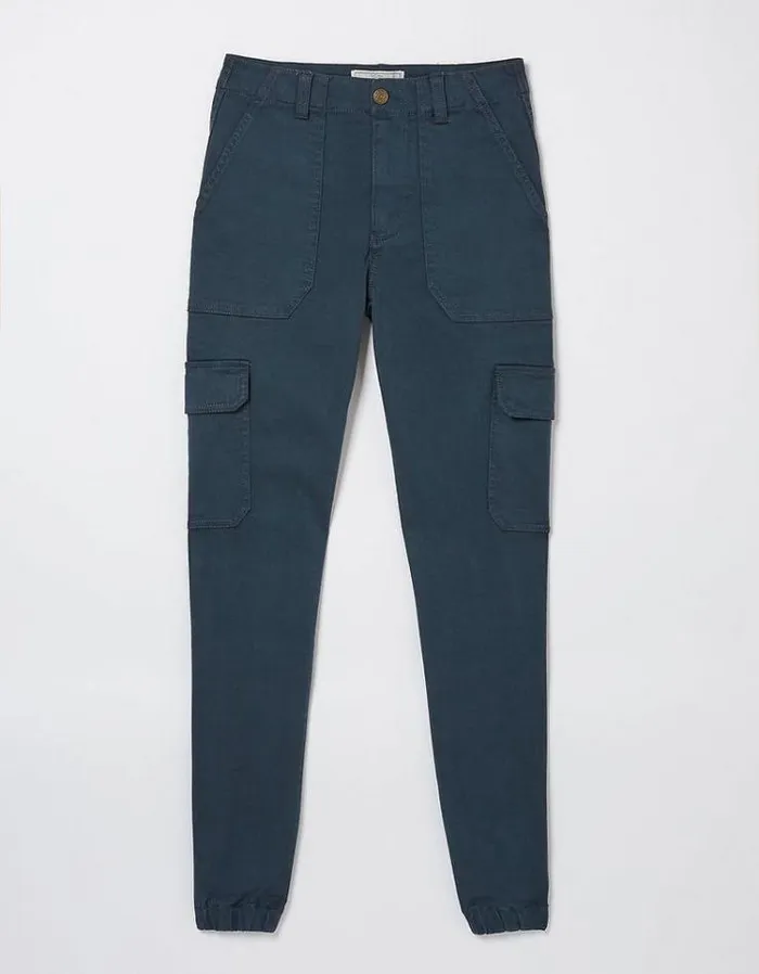 Women FatFace Women039s Sale Hythe Cargo Pants Teal Green