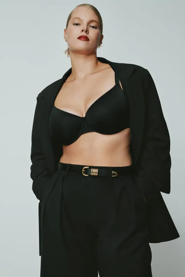 Women GOOD AMERICAN Belts SLIM 5RINGBELT Black001