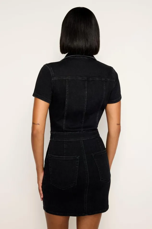 Women GOOD AMERICAN Dresses FIT FOR SUCCESS MINIDRESS Black367