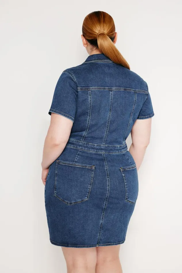 Women GOOD AMERICAN Dresses FIT FOR SUCCESS MINIDRESS Indigo594