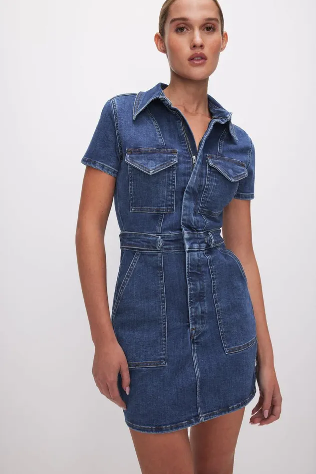 Women GOOD AMERICAN Dresses FIT FOR SUCCESS MINIDRESS Indigo594