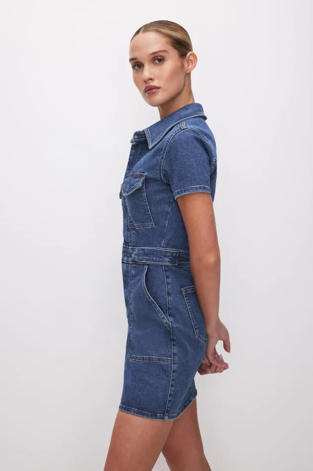 Women GOOD AMERICAN Dresses FIT FOR SUCCESS MINIDRESS Indigo594