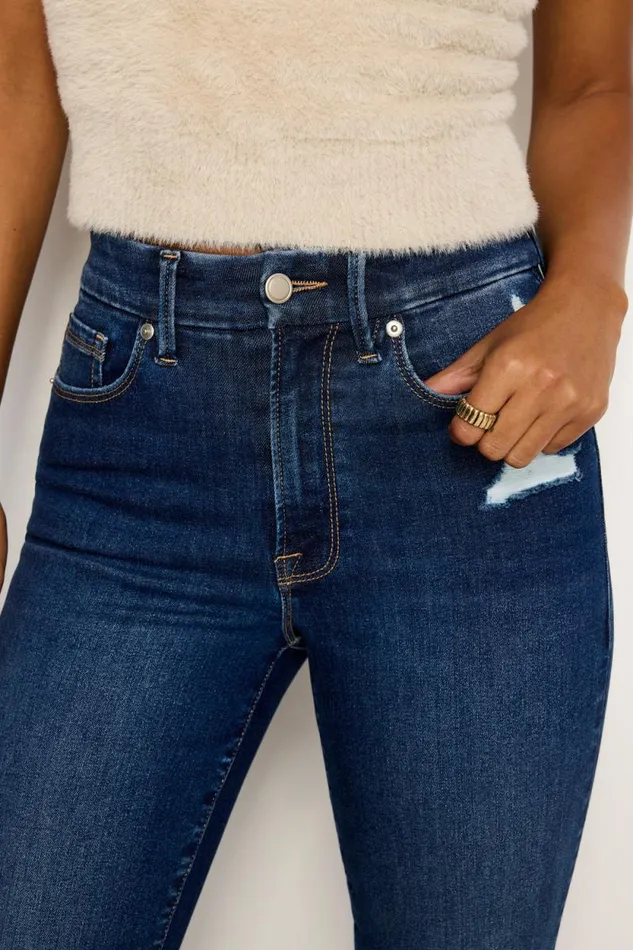 Women GOOD AMERICAN Jeans ALWAYS FITS GOOD LEGS STRAIGHTJEANS Indigo691