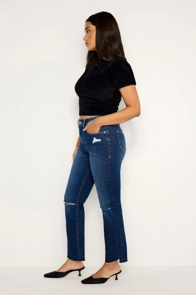 Women GOOD AMERICAN Jeans ALWAYS FITS GOOD LEGS STRAIGHTJEANS Indigo691